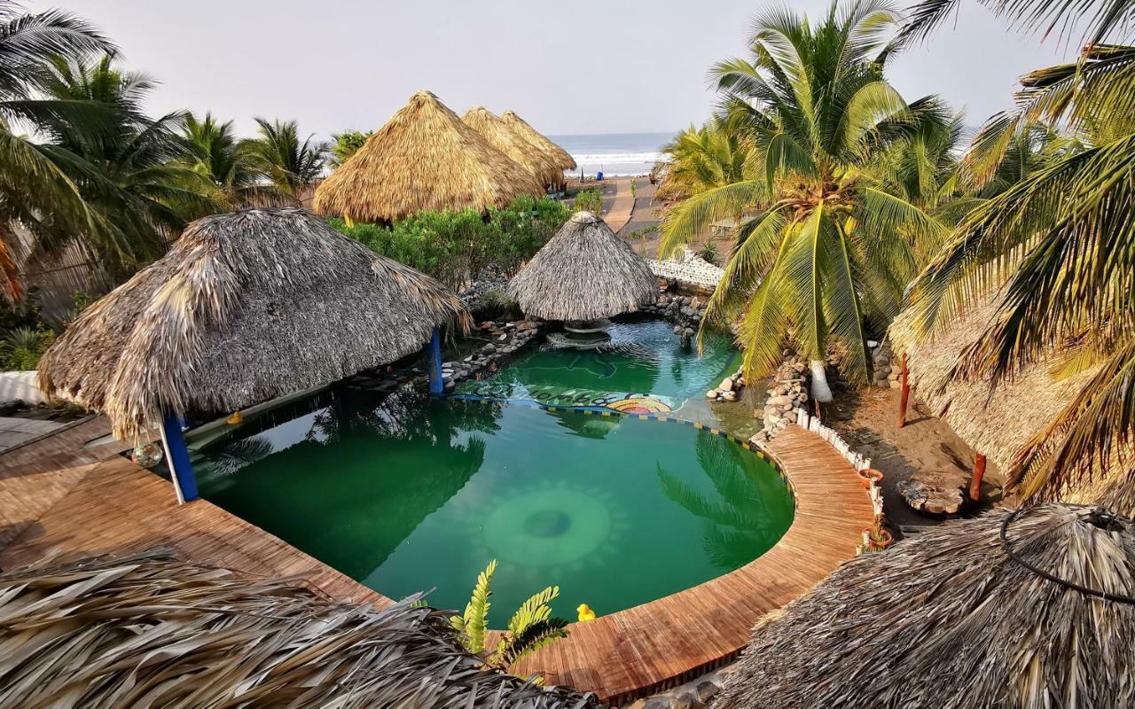 Eco-Hotel Playa Quilombo Las Lisas Kültér fotó