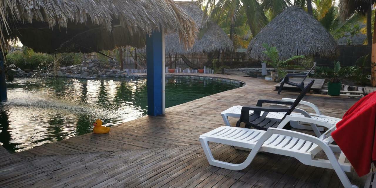 Eco-Hotel Playa Quilombo Las Lisas Kültér fotó